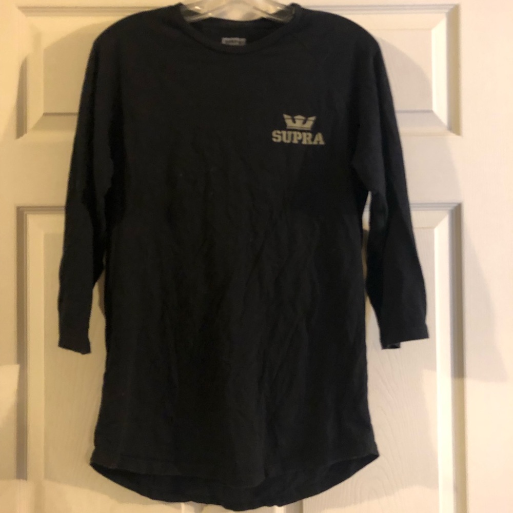 SUPRA black 3/4 Sleeve